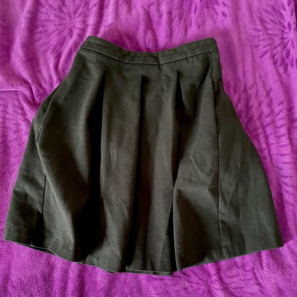 Schoolgirl pleated Black Women's Skirt